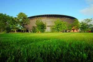bâtiment de la cite internationale de Lyon